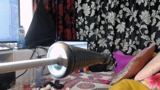 Girls4cock.com *** Hot blonde and a Giant dildo*** girls4cock.com/Siswet19