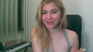 CHATURBATE SEXY CAM GIRL SMOKING HOT HER CIG