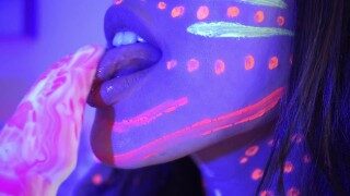 Crazyloli12- Sucking this big alien cock? Deepthroat