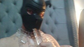 Cumming from a blowjob of my phalos