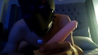 Doggy style masturbates beautifully