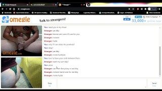 Making Tattoo Hottie Cum on Omegle