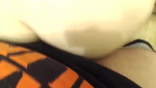 My boyfriend fucks my ass with anal creampie live on webcam!