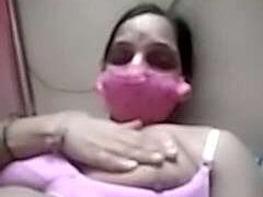 desiaunty1 naked stripping on cam for live sex video chat