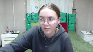 AlinaFreckles naked stripping on cam for live sex video chat